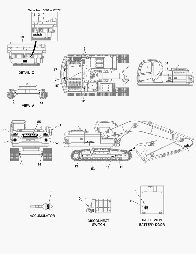ПРЕДУПРЕЖДАЮЩАЯ ТАБЛИЧКА - ВНЕШНЯЯ ЧАСТЬ