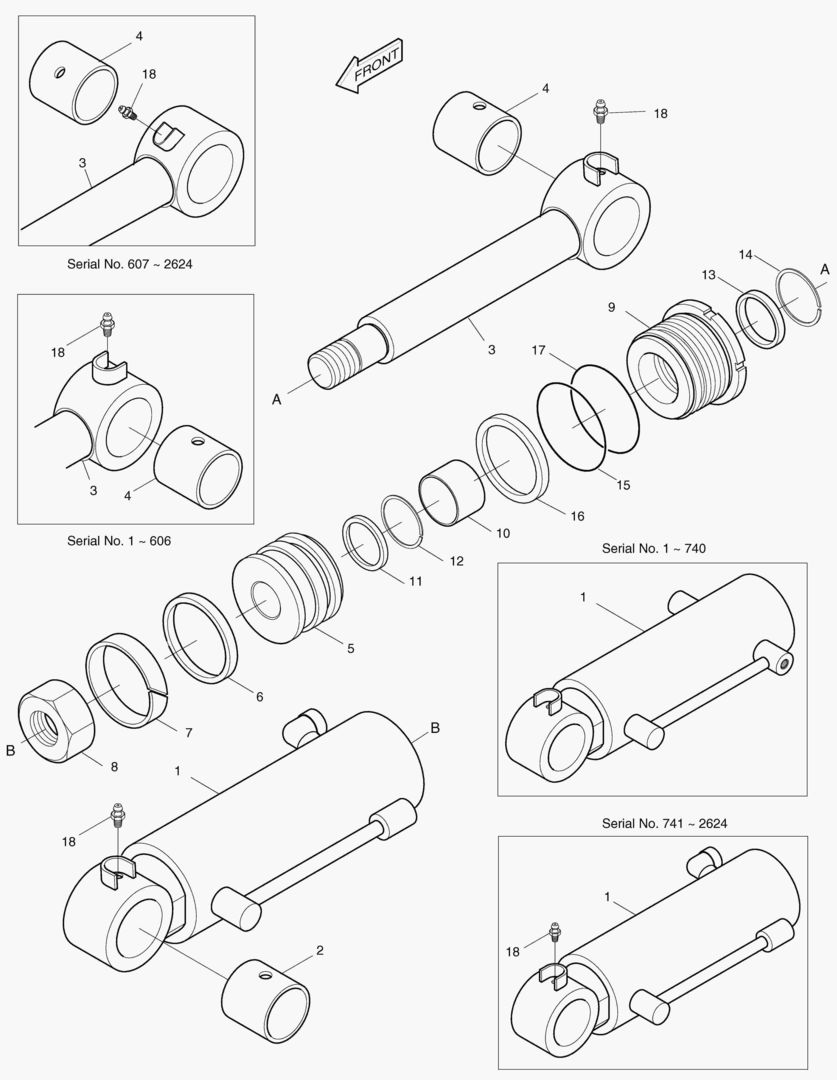 Спецтехника 4460 DOZER CYLINDER - главное фото