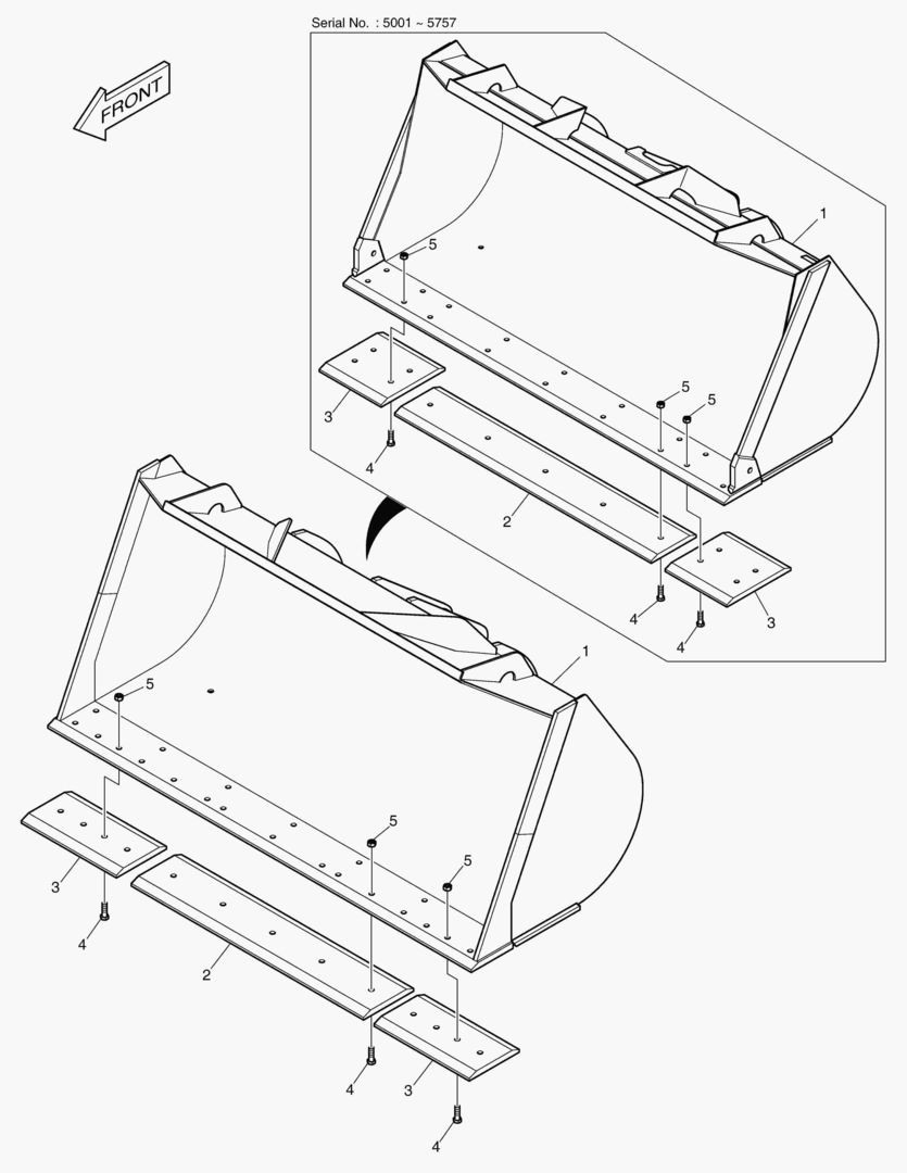5360 BUCKET 3.9гЋҐ - CUTTING EDGE