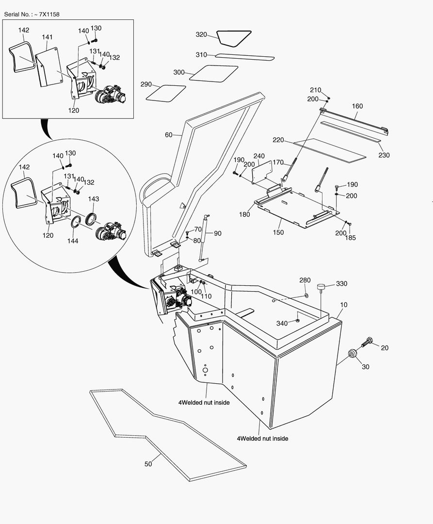 Схема G280-10 FENDER LH