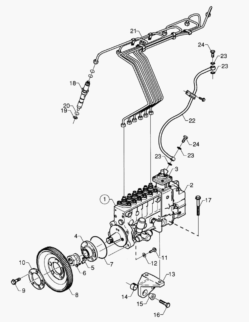 Спецтехника G010-93 FUEL SYSTEM