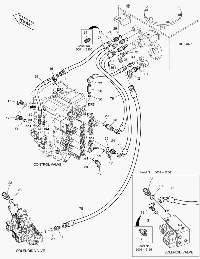 ТРУБОПРОВОД СЕРВОУПРАВЛЕНИЯ(5)