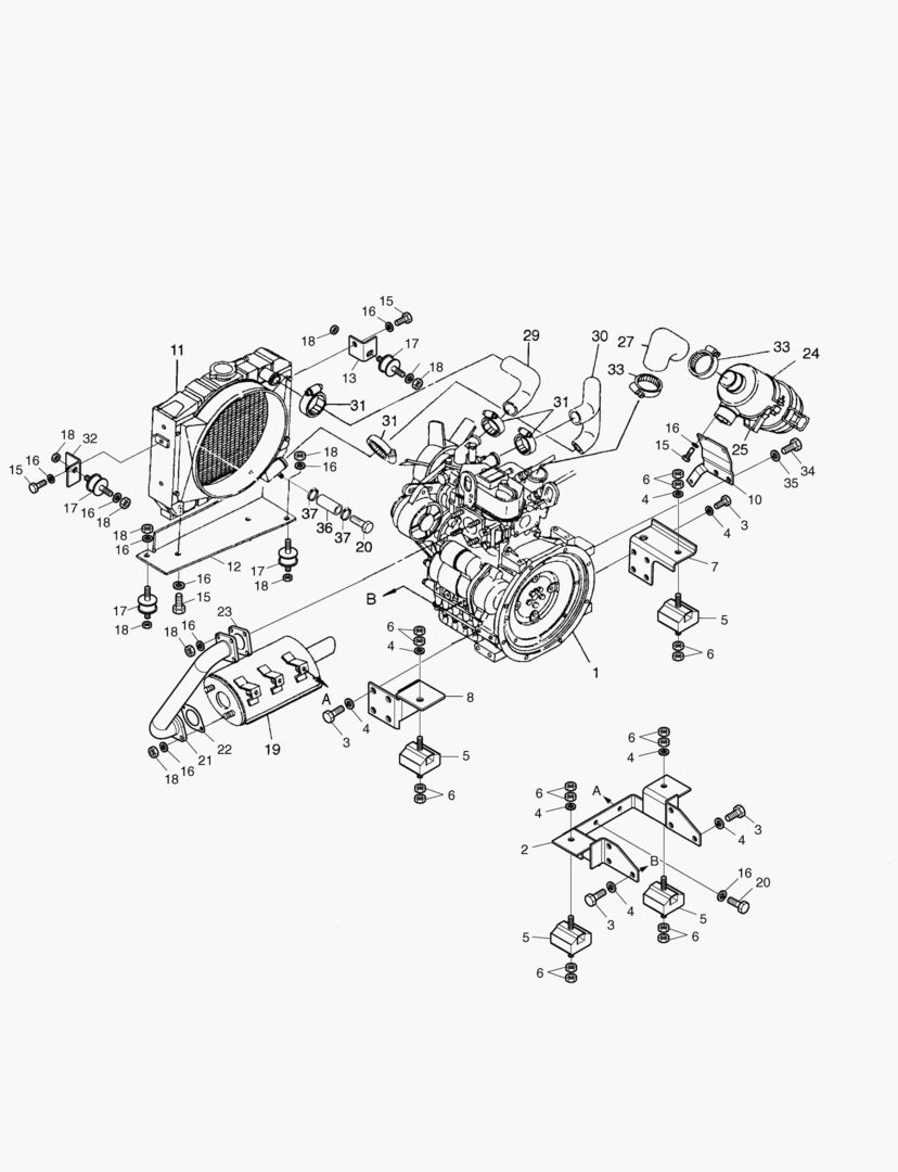 МОНТАЖ ДВИГАТЕЛЯ
