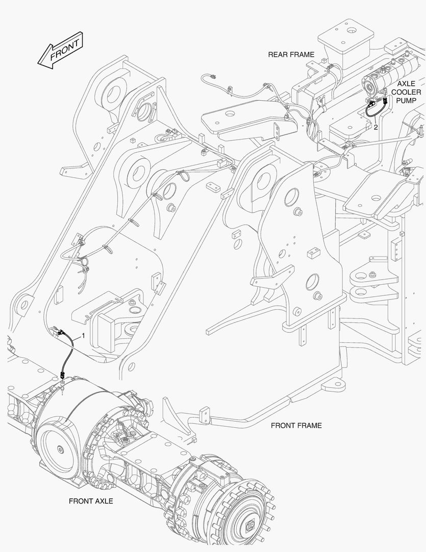 5690 JOINT HARNESS - AXLE OIL COOLER