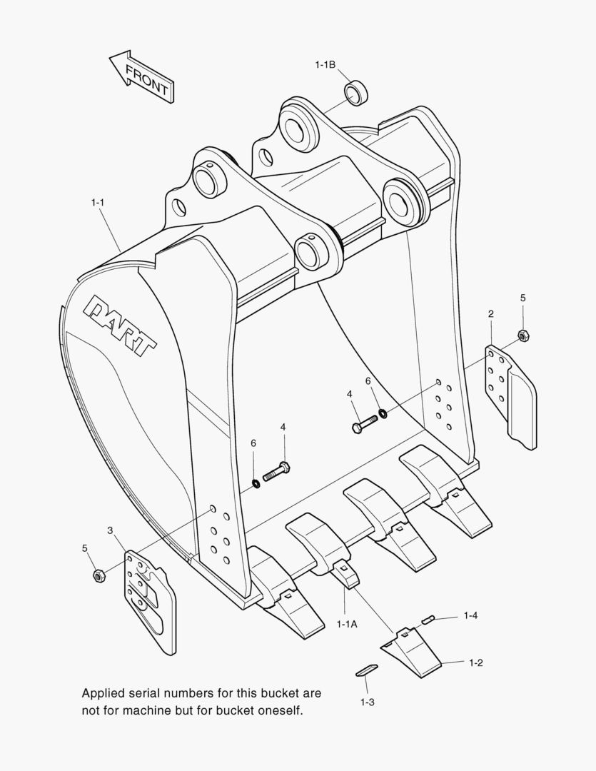 Схема 5510 BUCKET-1.58гЋҐ(48`)-VERTICAL PIN
