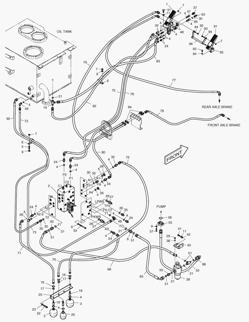 1232 BRAKE PIPING [1135~]