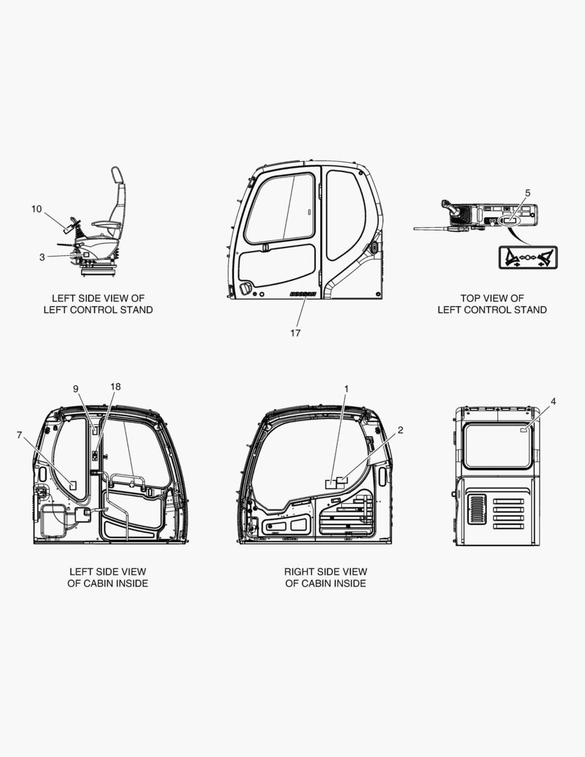 Спецтехника 5140 DECAL - CABIN(EUROPE) [5001~5351] - главное фото