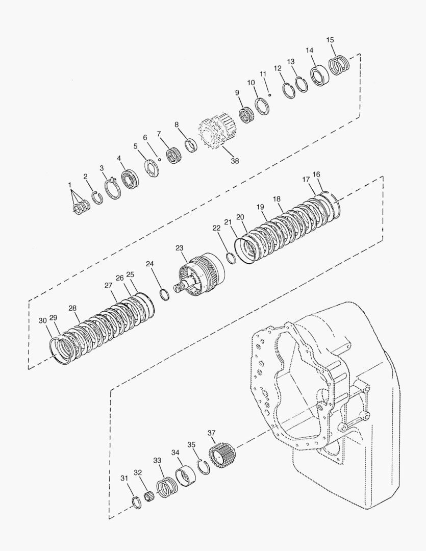 3210 3rd & 4th SHAFT CLUTCH