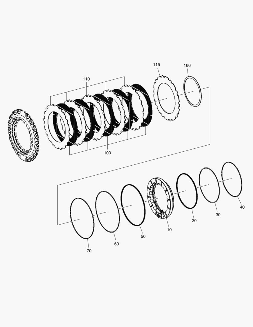 G250-16A HUB WET BRAKE [810244~]