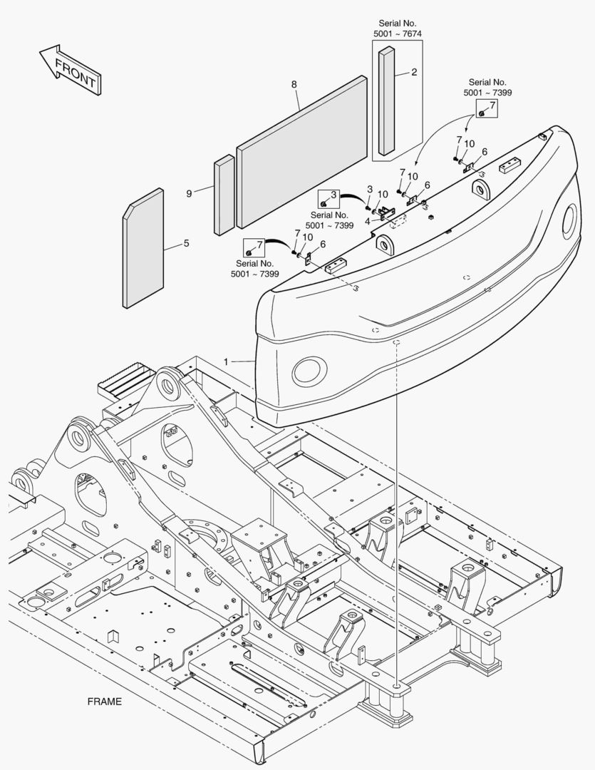 ПРОТИВОВЕС - 5.9ТОНН(С ПЕНОПЛАСТОВЫМ КОНТЕЙНЕРОМ)