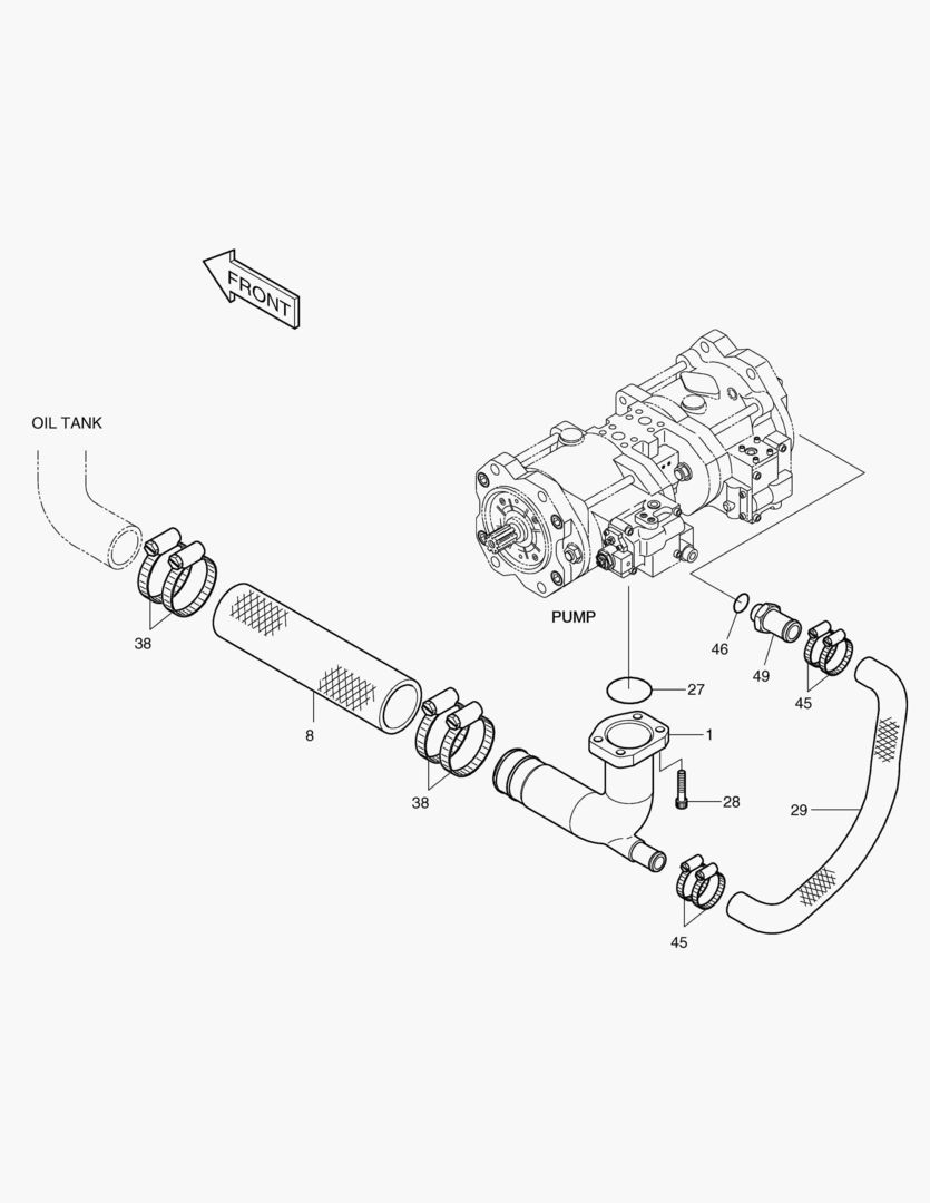 ТУБОПРОВОД МАСЛЯНОГО РАДИАТОРА(1)