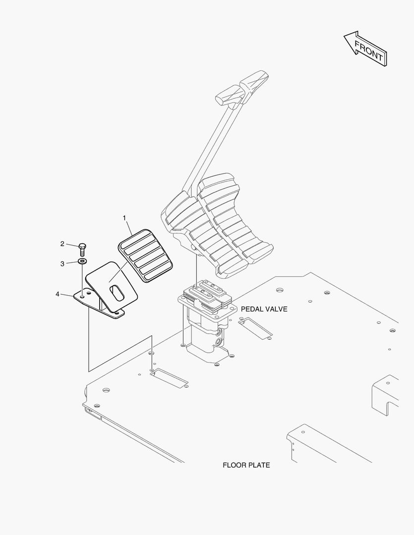 1640 FOOT REST - L.H