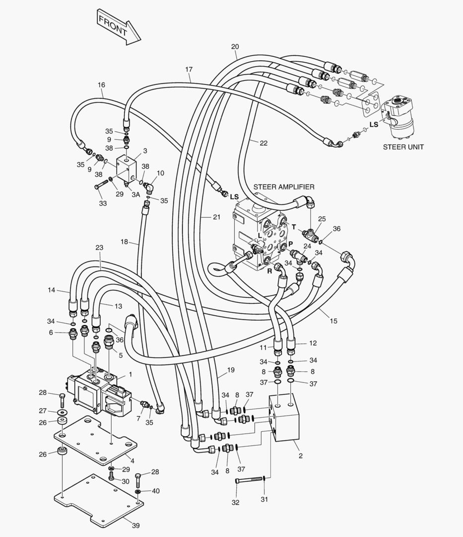 ПАТРУБКИ РУЛЕВОГО УПРАВЛЕНИЯ - ЭЛЕКТРИКА