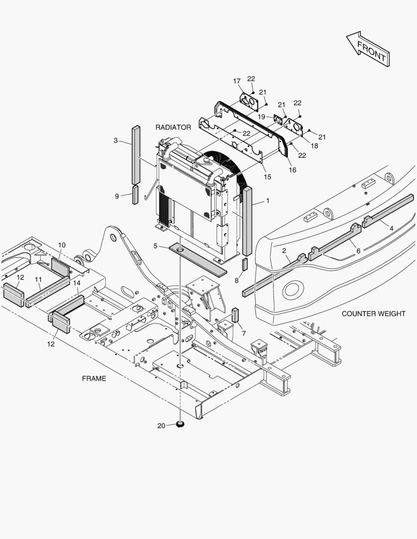 Схема АКУСТИЧЕСКАЯ НОПЛАСТОВАЯ ИЗОЛЯЦИЯ
