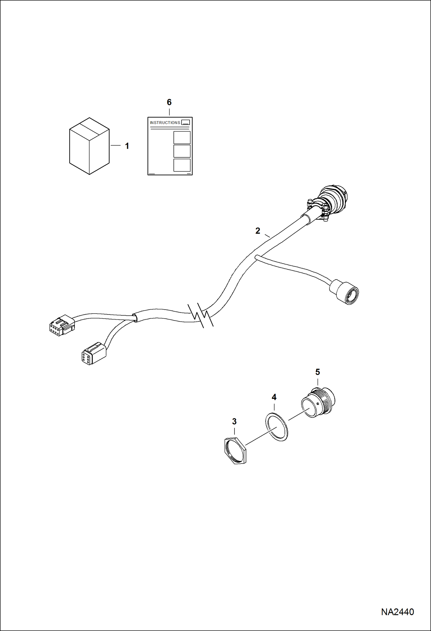 ГРЕЙДЕР (КОМПЛЕКТ ДВОЙНОГО ЖГУТА ПРОВОДОВ) (84--) (96--) (108--)