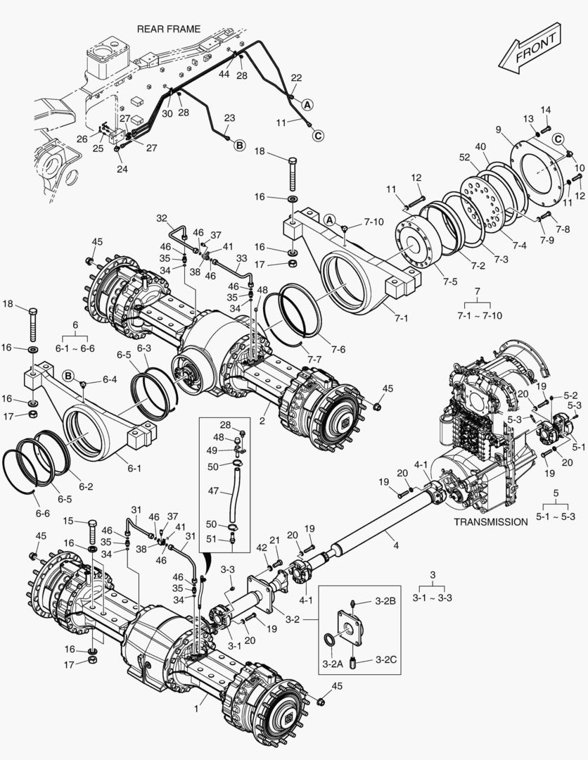 Спецтехника 1141 AXLE & DRIVE SHAFT [10222~] - главное фото