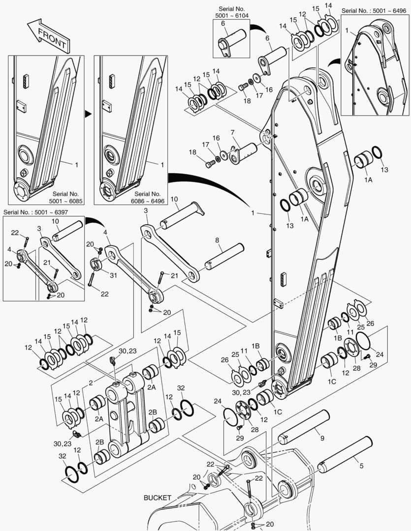 7140 ARM - 2.9m(HEAVY DUTY) [5001~6528]