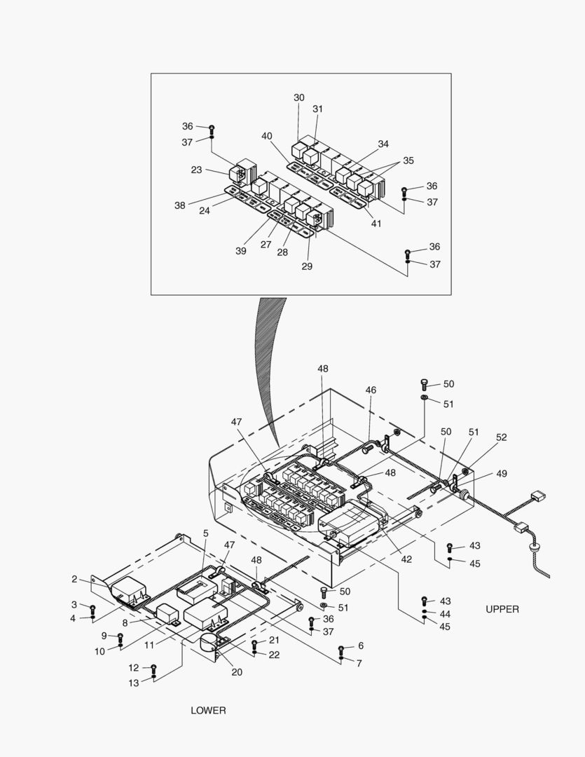 1361 ELECTRIC PARTS(1)-ELECTRIC BOX [1021~]