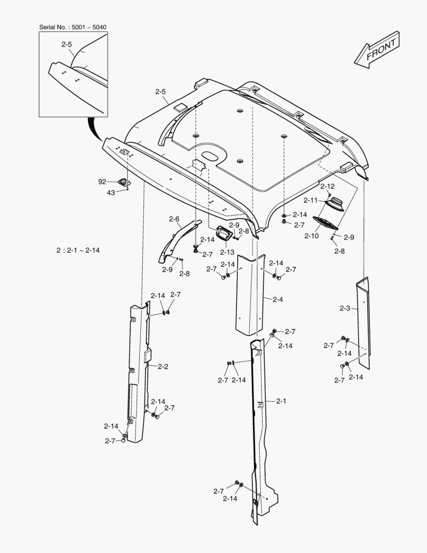 КАБИНА(2) - ВНУТРЕННИЕ ЛИСТЫ