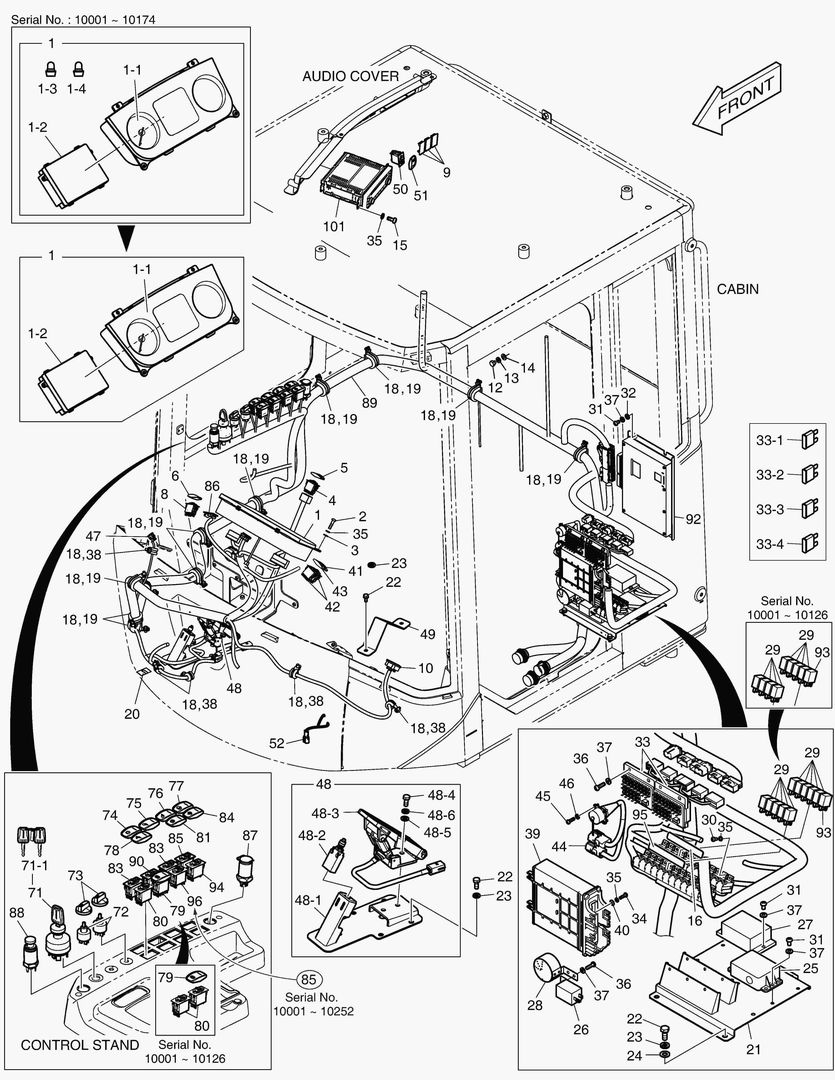 ЭЛЕКТРИЧЕСКИЕ ЗАПЧАСТИ - КАБИНА