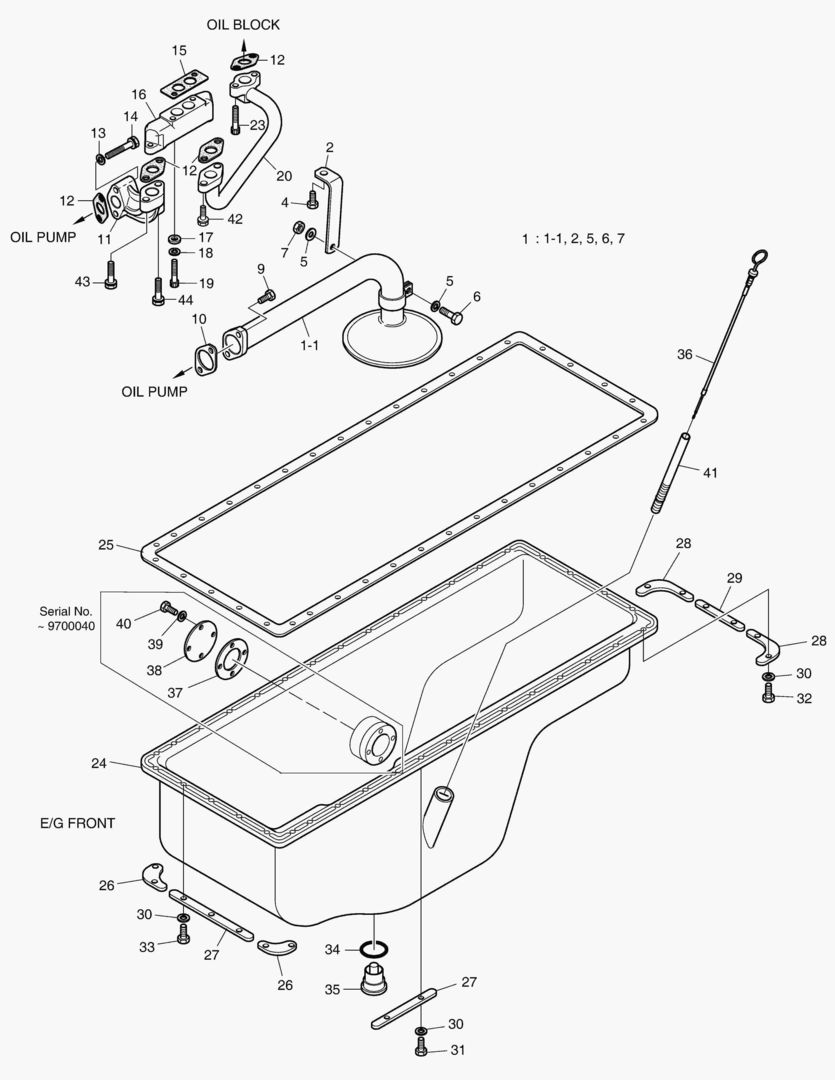 МАСЛЯНАЯ ТРУБКА-В ПОДДОНЕ КАРТЕРА