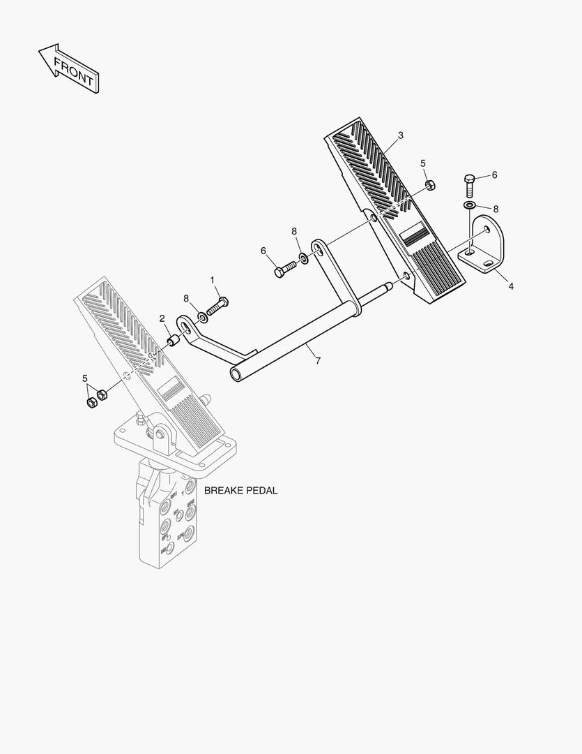 5870 PEDAL VALVE - OPT.