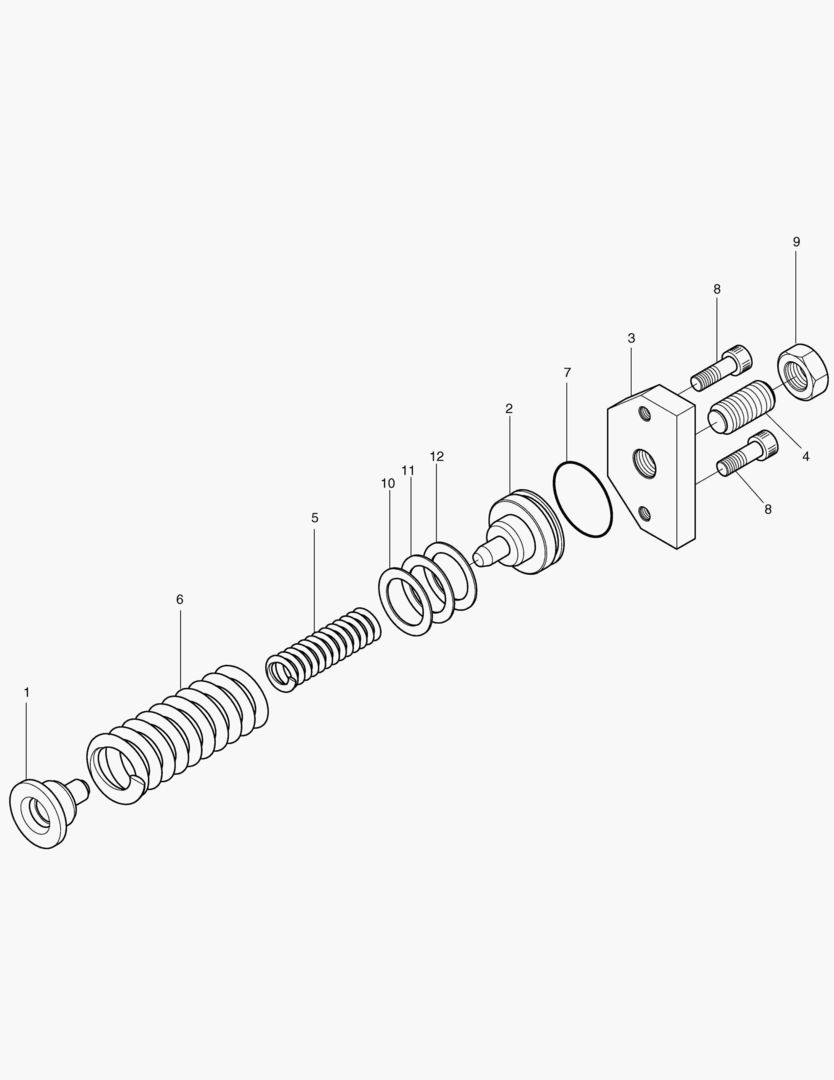 Спецтехника 4150 MAIN PUMP-CONTROL SPRING [1~525] - главное фото