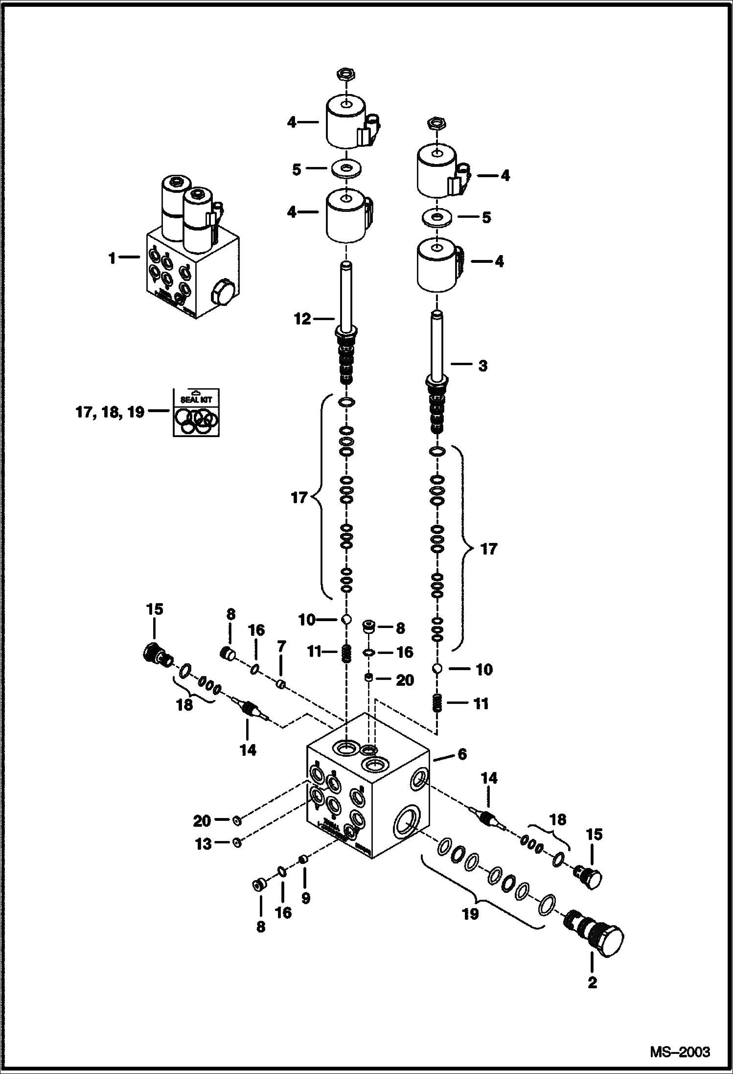 БУЛЬДОЗЕР (РЕГУЛИРУЮЩИЙ КЛАПАН) (96-- 2244)