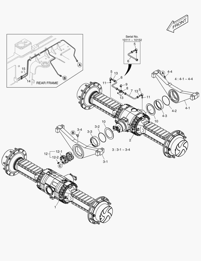 Спецтехника 5470 AXLE & DRIVE SHAFT - главное фото