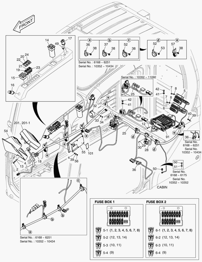 1731 ELECTRIC PARTS - CABIN [6168~]