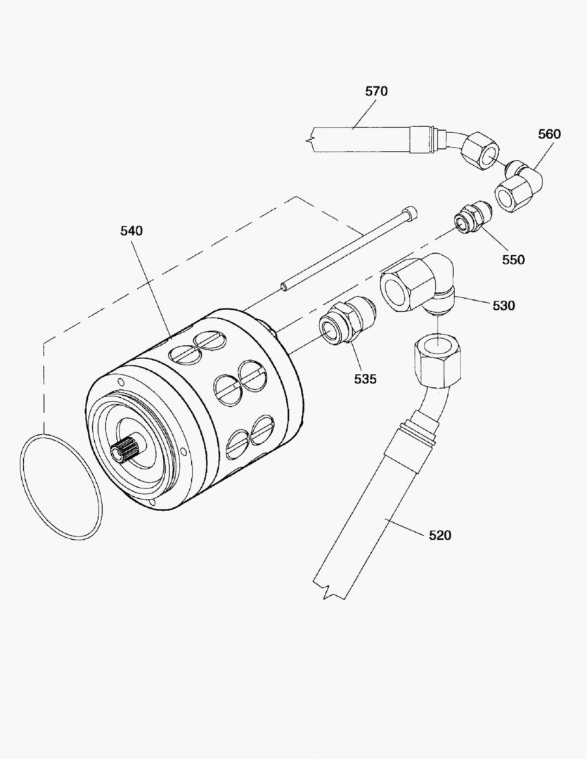 Спецтехника G190-22A EMERGENCY STEERING PUMP [810053~] - главное фото