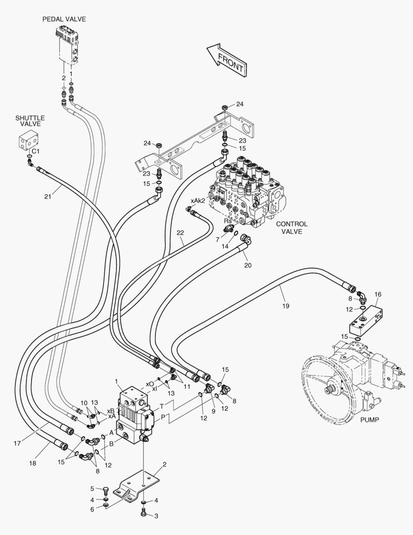 6800 MAIN PIPING-ROTATION & TILTING-ARTI.BOOM