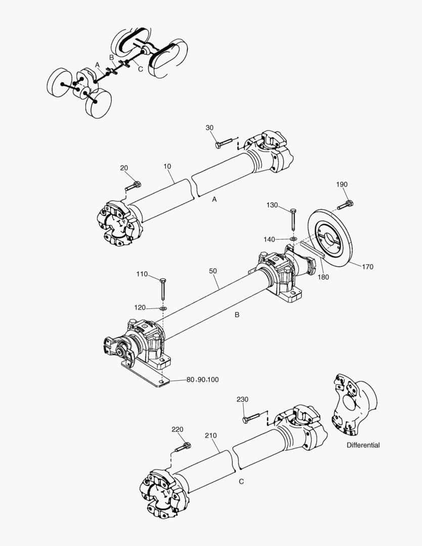 G110-10 INTERMEDIATE SHAFTS