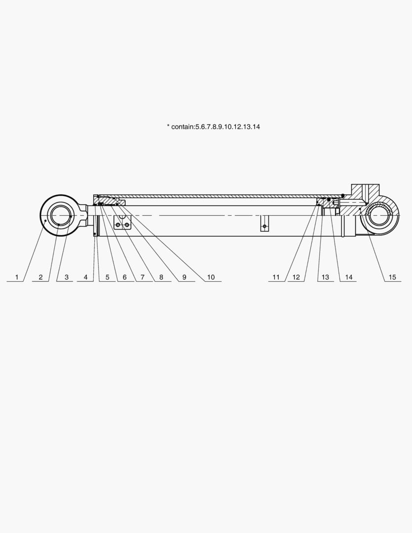 3386 STEERING CYLINDER(L.H&JY)