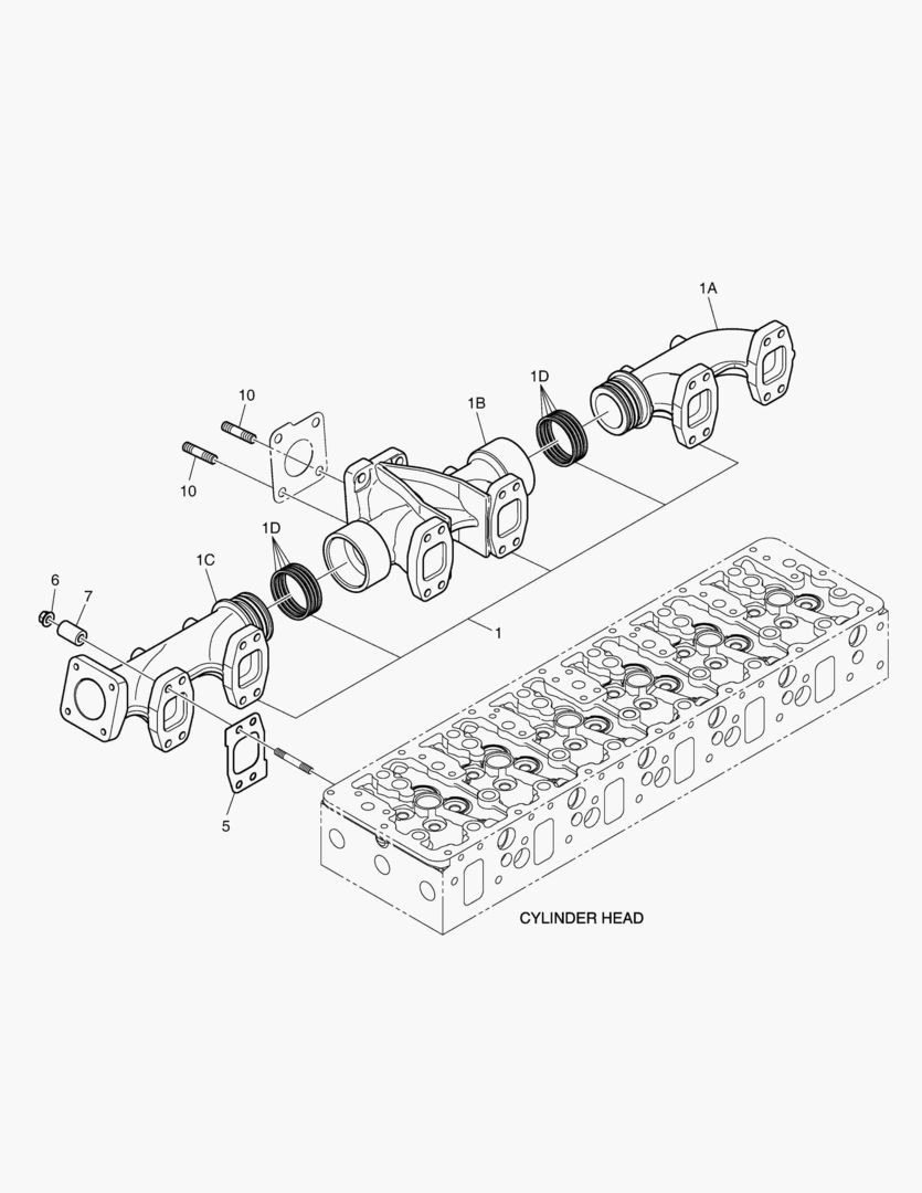 028 EXHAUST MANIFOLD