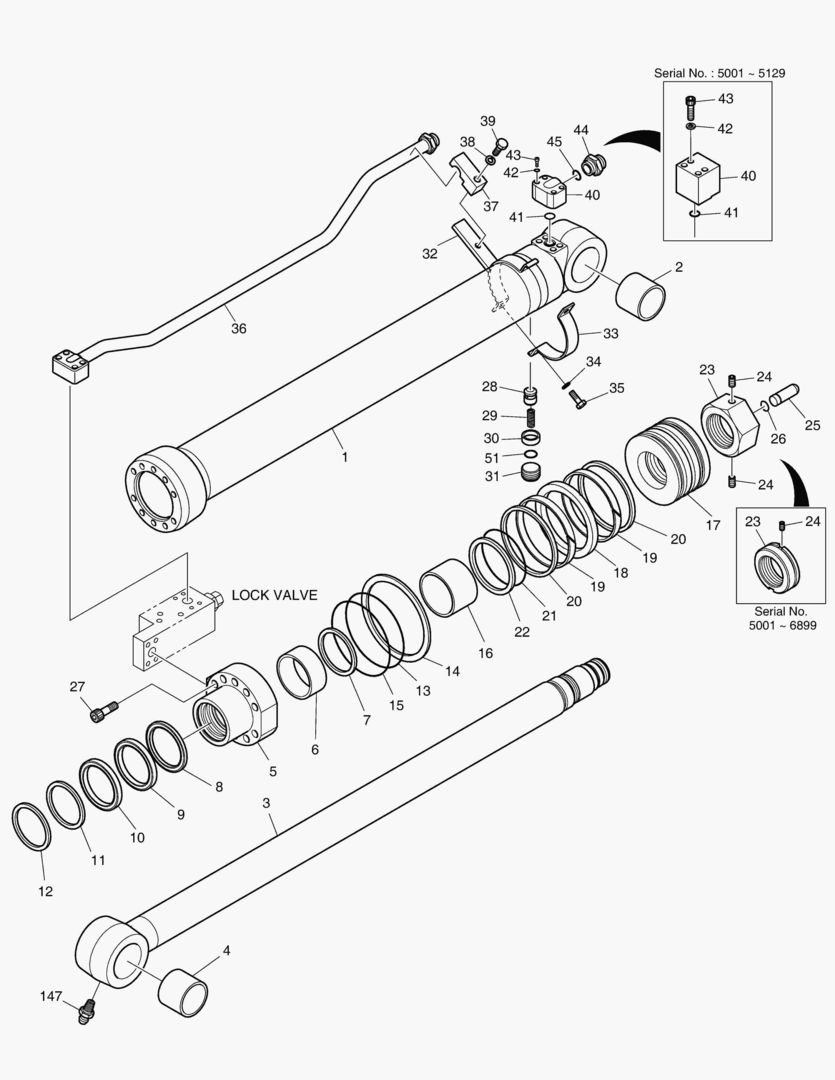 Спецтехника 4280 ARM CYLINDER - LOCK VALVE [5001~7057] - главное фото