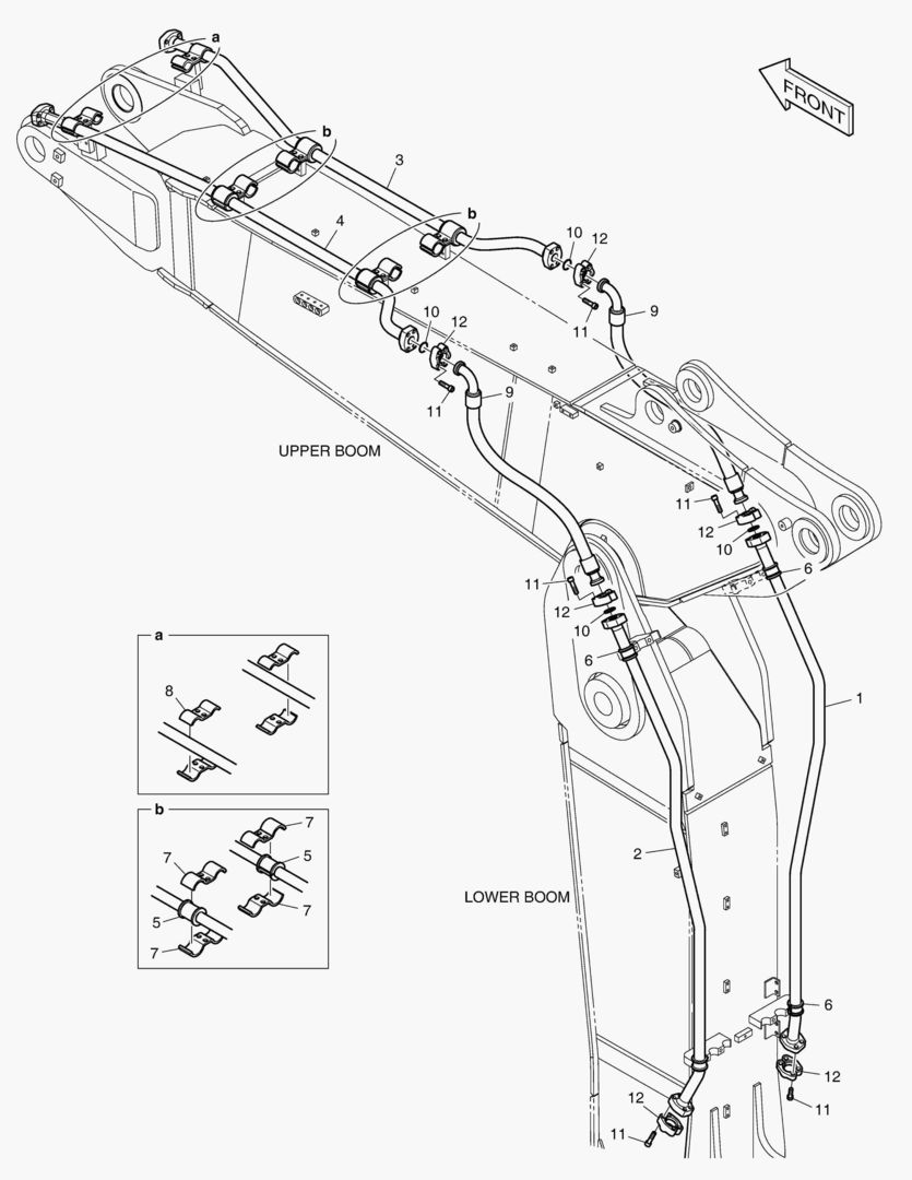 7080 ARTI. BOOM PIPING - ONE & TWO WAY