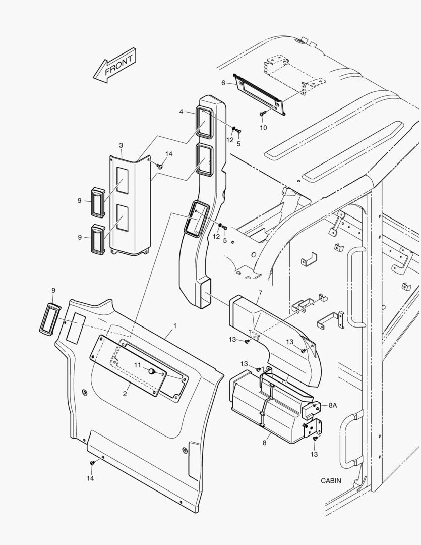 ЗАДНЯЯ КРЫШКА - ТРУБОПРОВОД