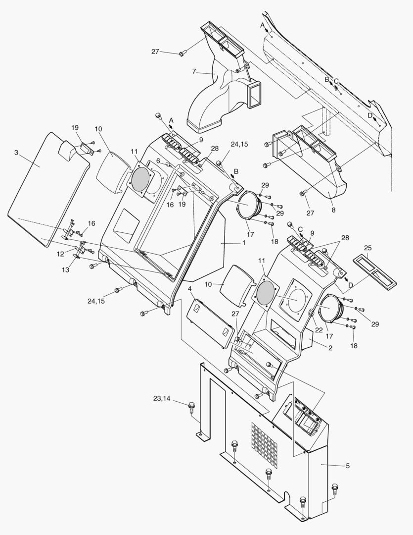 КРЫШКА ОБОГРЕВАТЕЛЯ В СБОРЕ