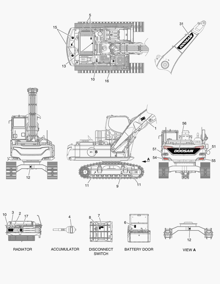 ПРЕДУПРЕЖДАЮЩАЯ ТАБЛИЧКА - ВНЕШНЯЯ ЧАСТЬ