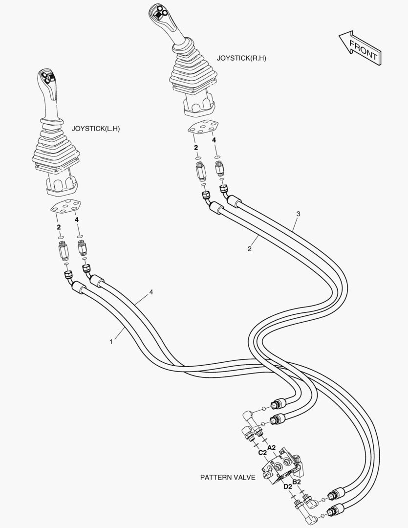 ТРУБОПРОВОД СЕРВОУПРАВЛЕНИЯ - ИЗМЕНЕНИЕ РЕЖИМА(2)