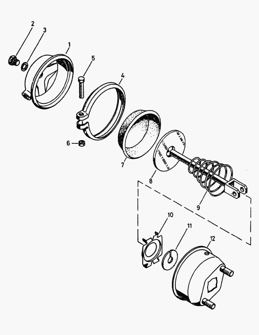 G049-5 DIAPHRAGM; MAIN BRAKES