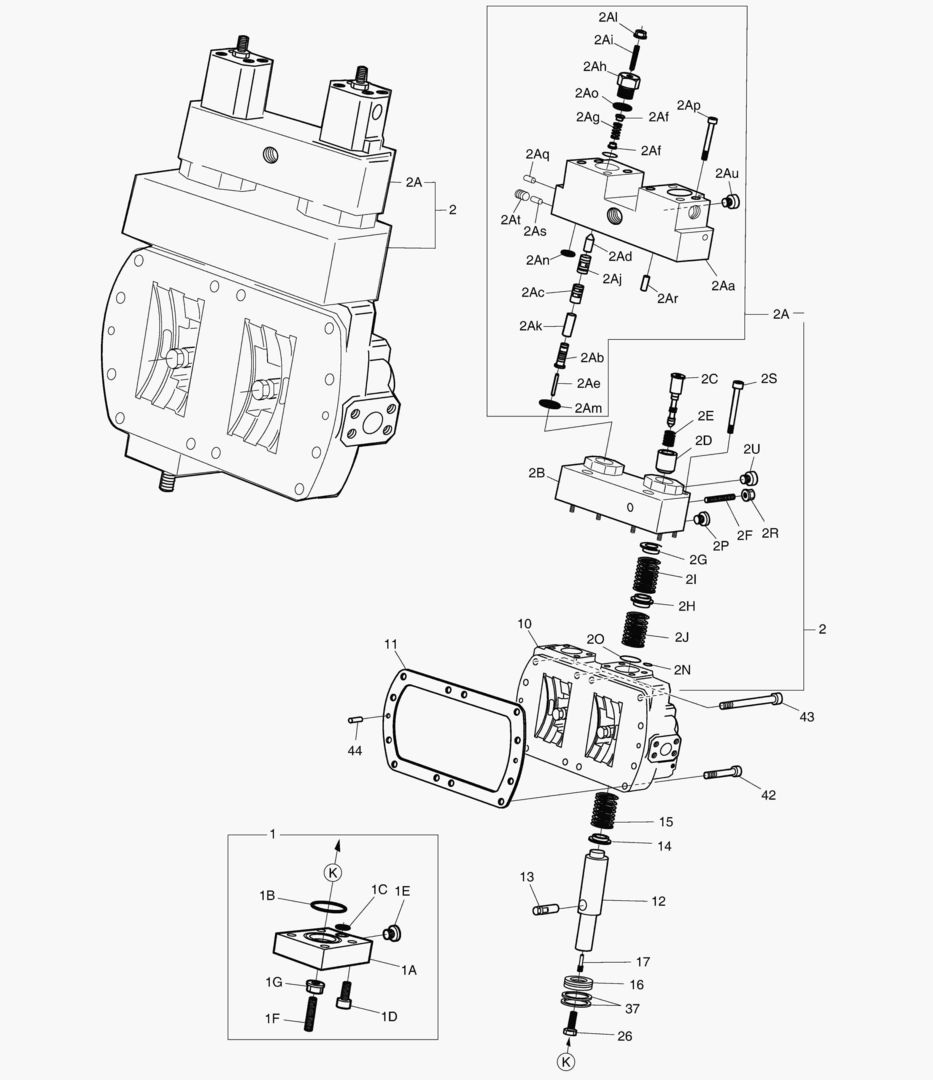 ОСНОВНОЙ НАСОС - УПРАВЛЕНИЕ