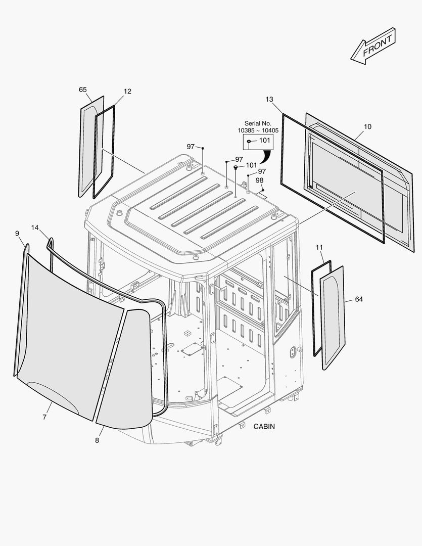 КАБИНА(5) - СТЕКЛО