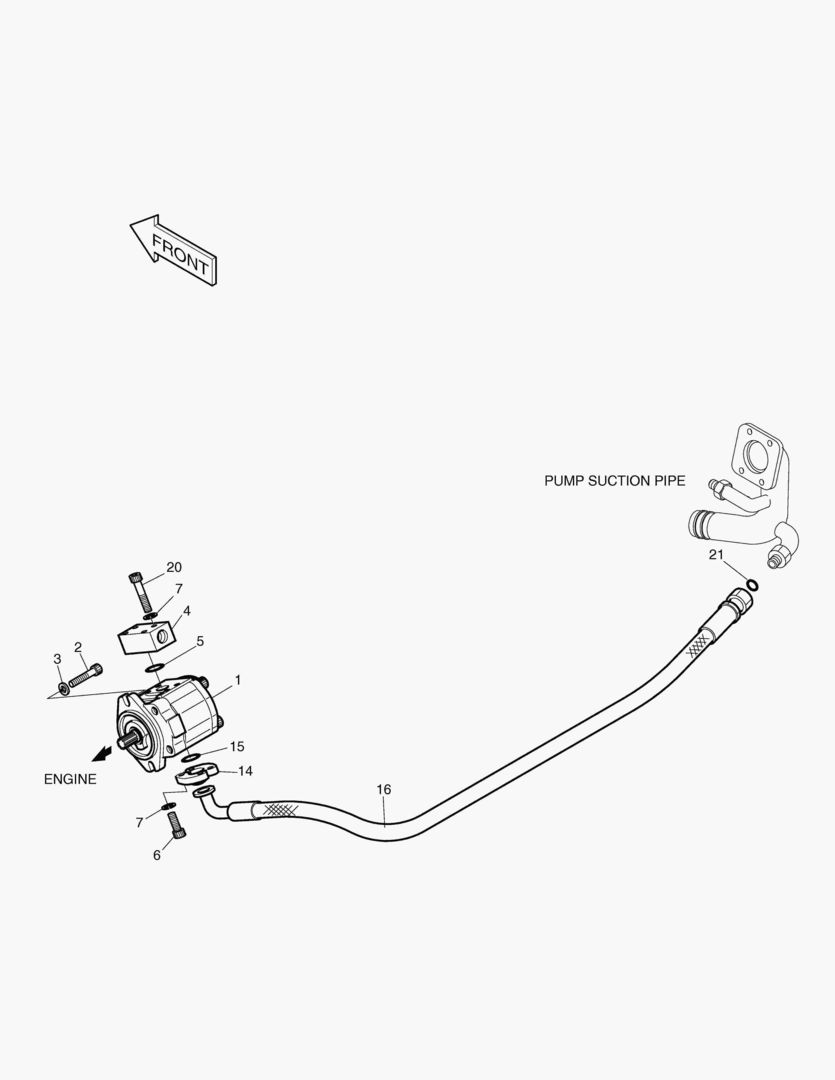 1290 STEERING PIPING(1)-STEER PUMP [1~1381]