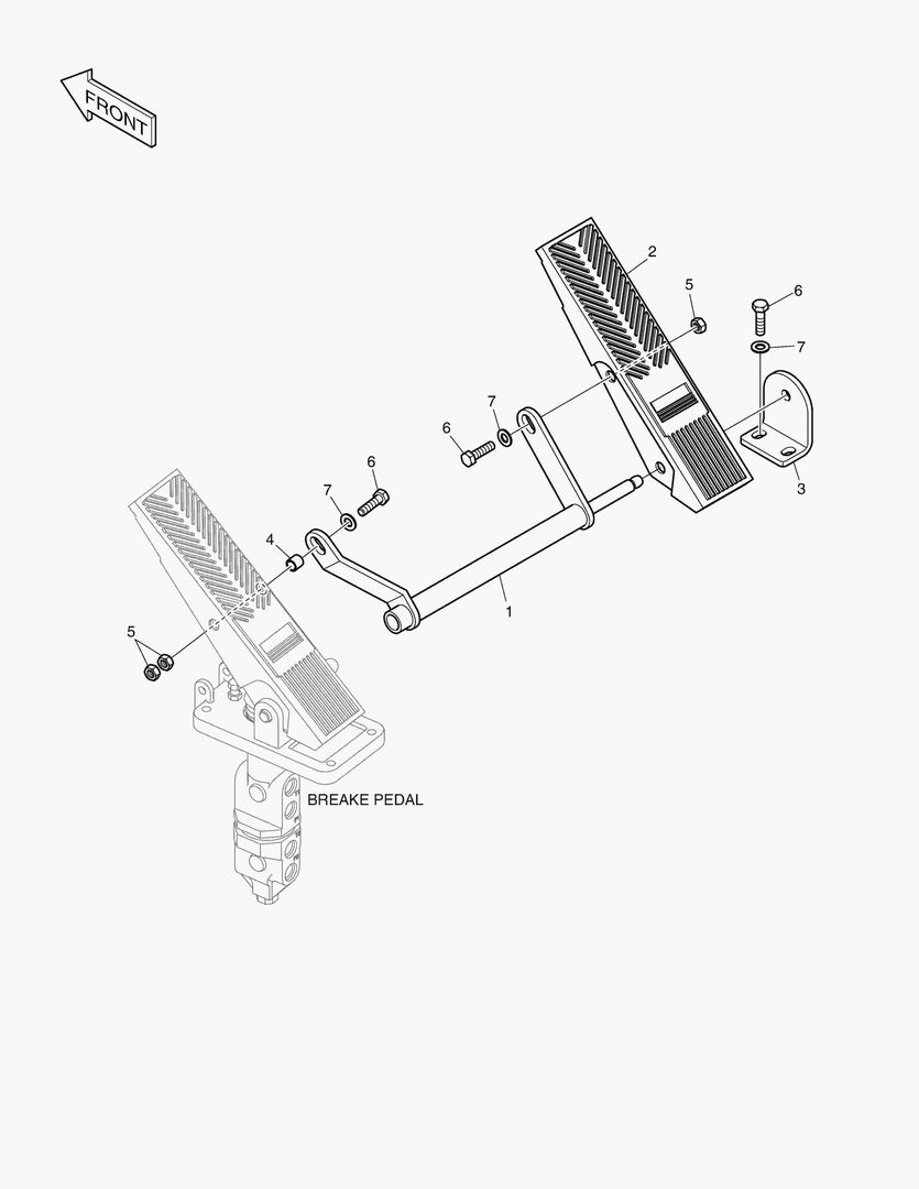 6130 PEDAL VALVE - OPT. [10122~]