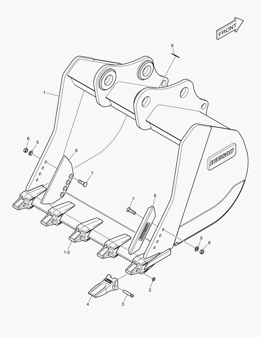 7160 BUCKET ASS`Y - 2.16mВі - G CLASS