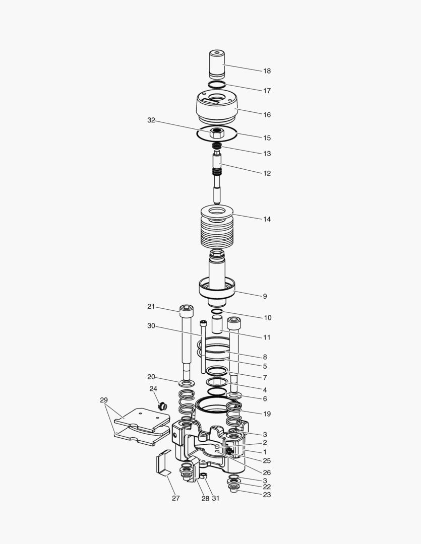 G130-20 CALIPER, EXPLODED