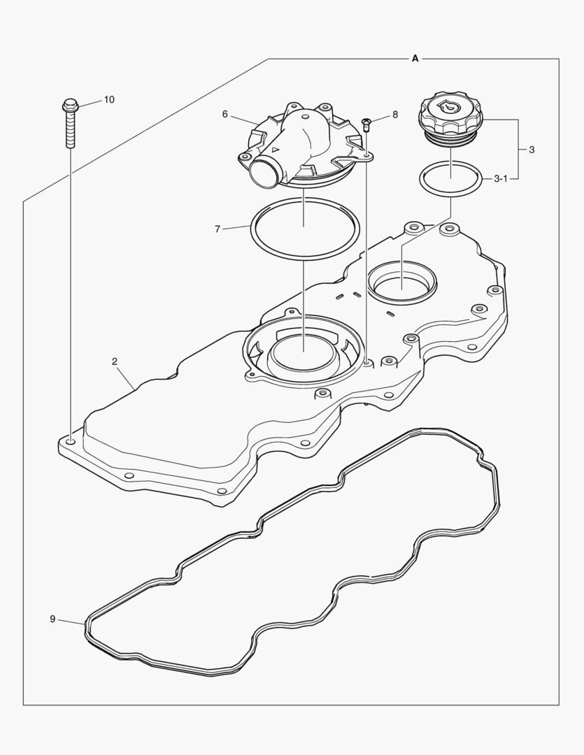 КРЫШКА ГОЛОВКИ ЦИЛИНДРА
