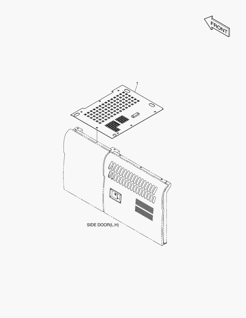 6130 COVER - AIR CLEANER [5001~5115]
